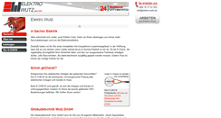 Desktop Screenshot of elektro-wutz.de